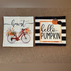 Fall Harvest and Pumpkin Pillow Cases 🍂🎃
